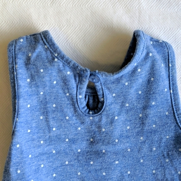 george blue & white baby girl tutu bodysuit dress 0-3 months baby girl - Picture 7 of 8